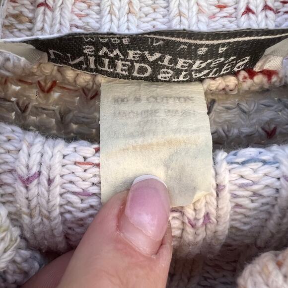 Vintage 80s 90s United States sweaters pastel nubby knit turtleneck - Picture 4 of 5